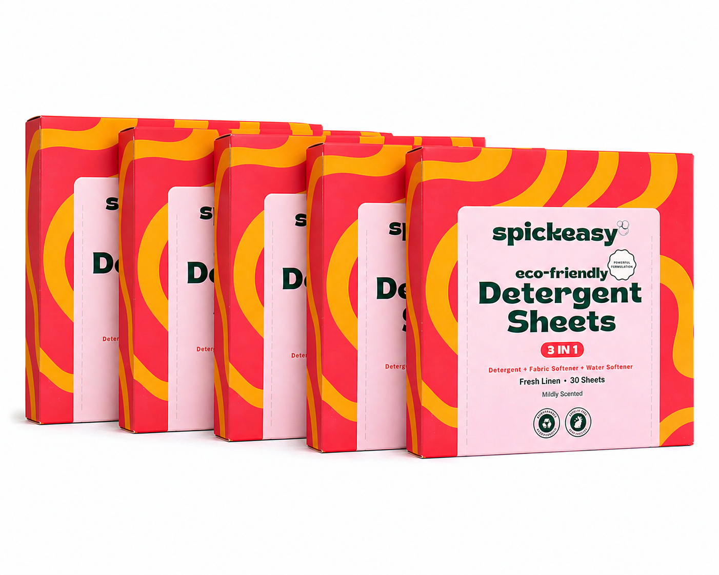 Spickeasy 3 in 1 Detergent Sheets - Fresh Linen