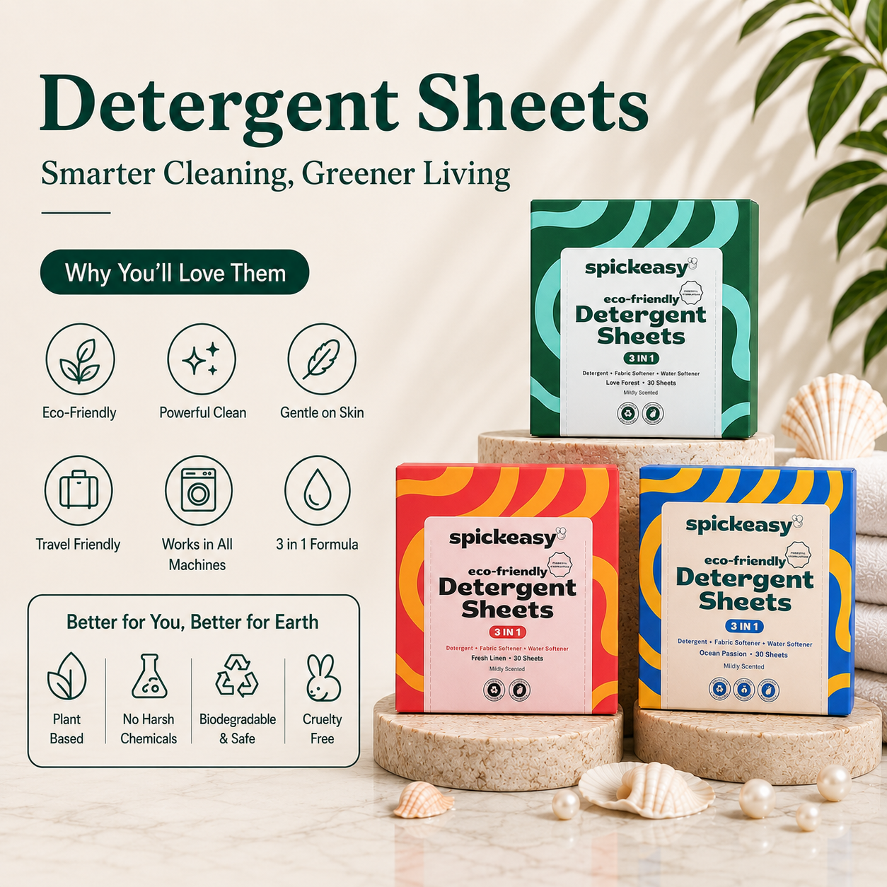 3 in 1 Laundry Sheets