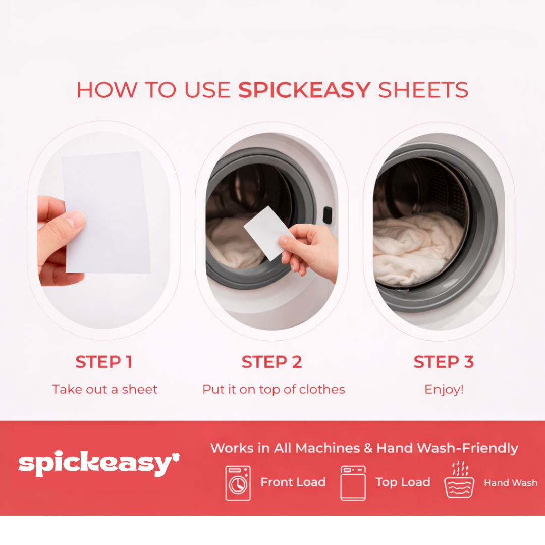 Spickeasy 3 in 1 Detergent Sheets - Fresh Linen