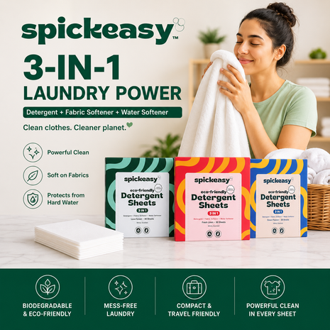 3 in 1 Detergent Sheets